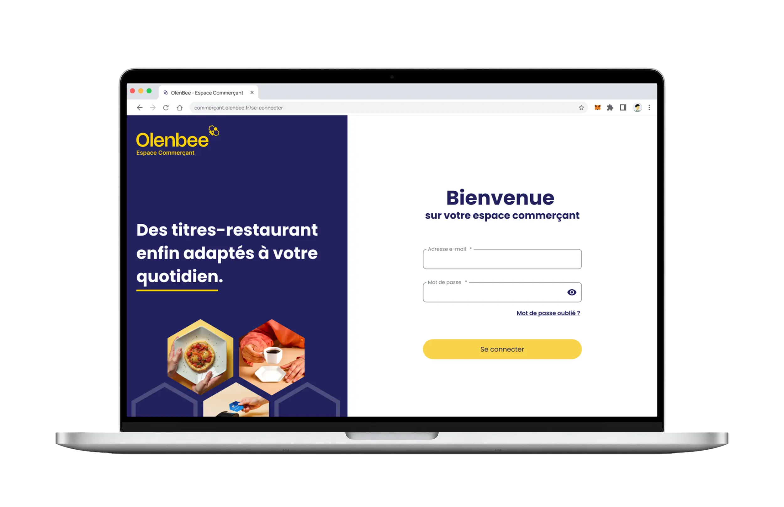 Accueil Espace Commerçant